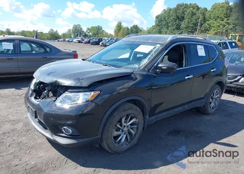 2015 Nissan Rogue Sl z USA, uszkodzony, nr VIN 5N1AT2MV6FC853342